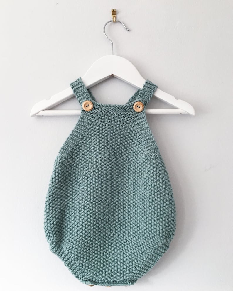 Baby Romper Knitting Pattern Mio Knitted Playsuit PDF Knitting Pattern Instant Download English Language image 2