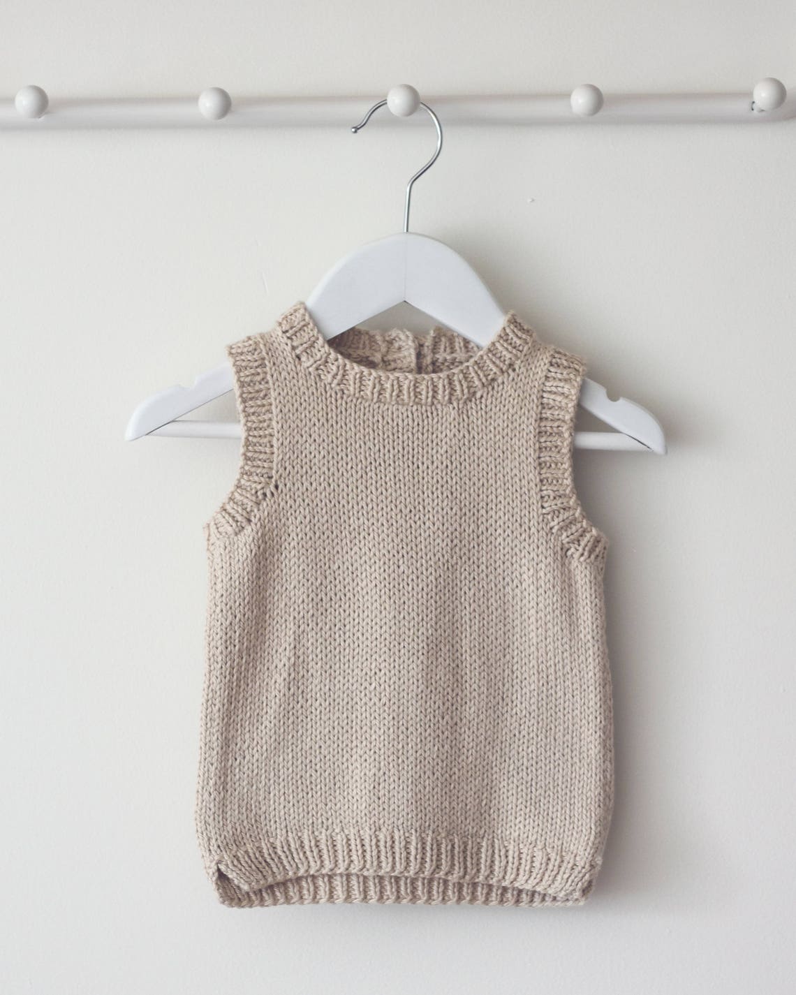 Baby Sweater Knitting Pattern Lenny Knitted Vest PDF - Etsy Australia