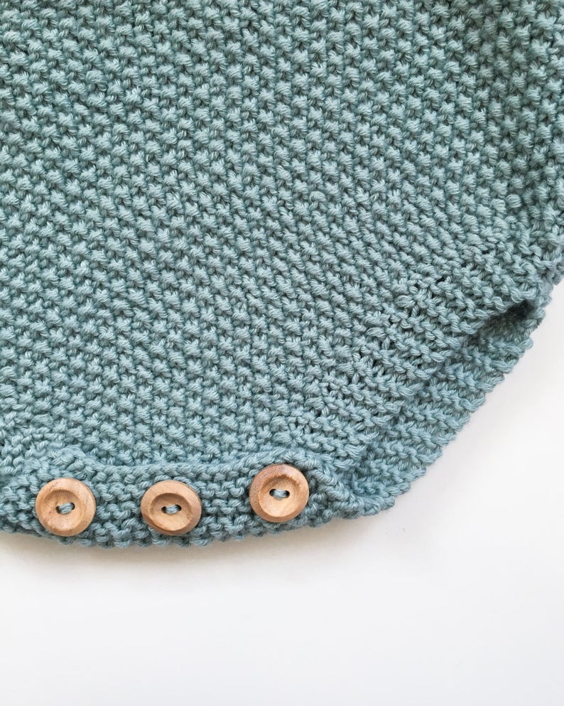 Baby Romper Knitting Pattern Mio Knitted Playsuit PDF Knitting Pattern Instant Download English Language image 3