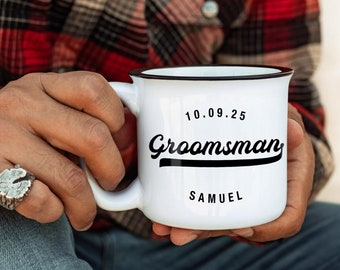Groomsmen Proposal Gift Groomsman Mug Best Man Gifts - Camping Mug - Coffee Mug