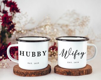 Enamel Mug Set Etsy