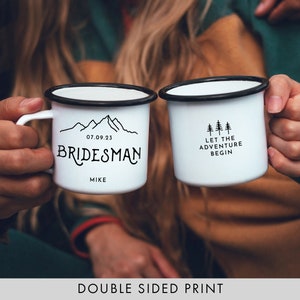 Bridesman Gift Bridesman Mug Brides Man Gifts Gift For Bridesman Bridesmaid Groomswoman Gift Groomsmaid Gift // ONE Mug image 1