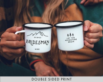 Bridesman Gift Bridesman Mug Brides Man Gifts Gift For Bridesman Bridesmaid Groomswoman Gift Groomsmaid Gift  // ONE Mug