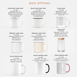 Mr and Mrs Camp Mugs Set Personalized Wedding Gifts Mr Mrs Campfire Mugs Mountains Elopement Gift image 4