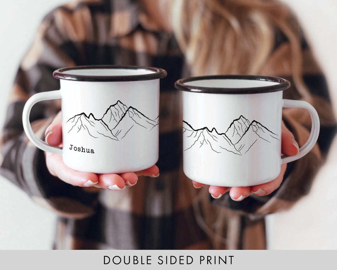 Mountain Mug Personalised Mug Mountains Custom Coffee Mug Personalized