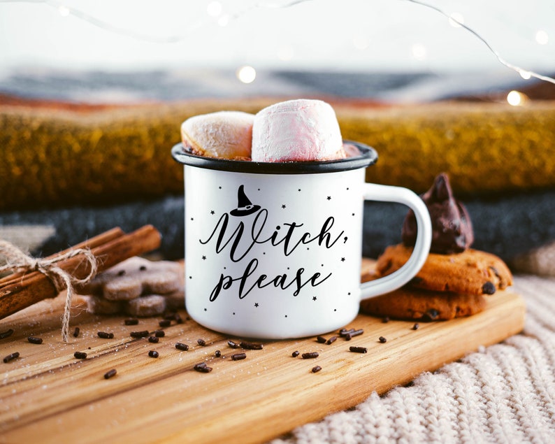 Halloween Mug Autumn Mug Fall Mug Witch Mug Witch Please Coffee Mug Fall Coffee Mug Witch Halloween Gift Glass Mug Ceramic Mug 4 Mug Styles image 2