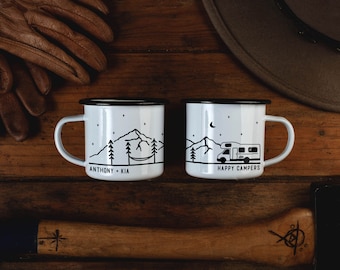 Personalised RV Gift Mug Campervan Gift Custom Camping Mug Vanlife Gift  // ONE Mug