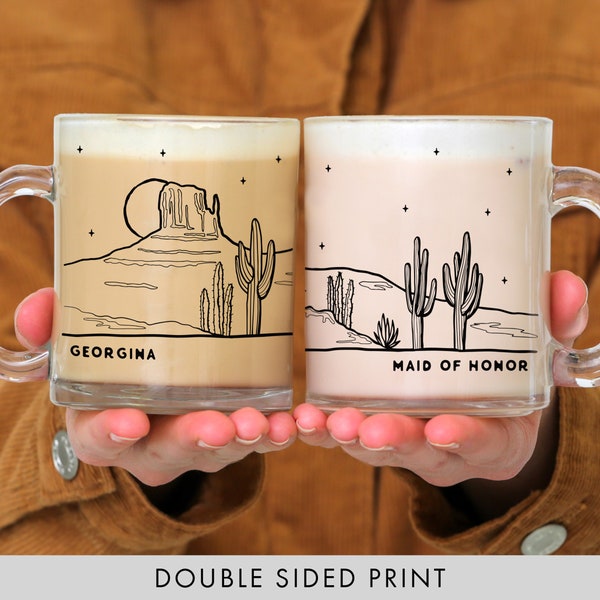 Cactus Mug Desert Wedding Mug Southwestern Mug Arizona Utah Wedding Gifts