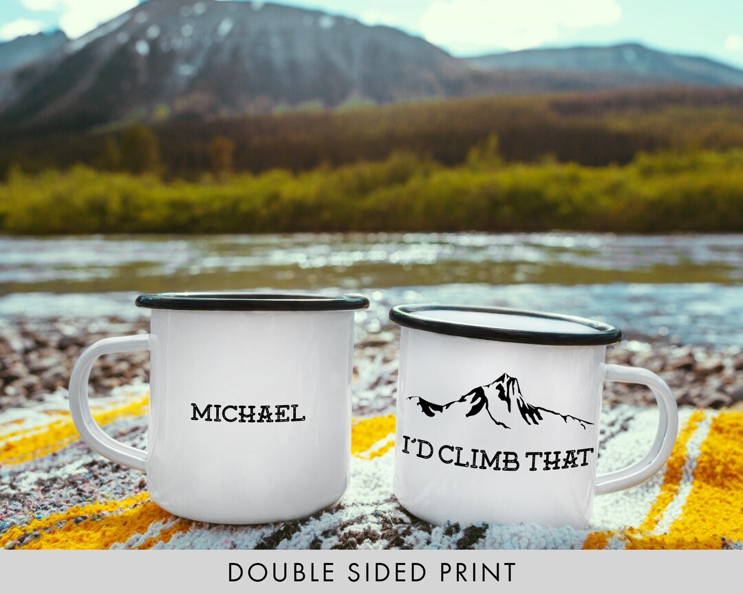 Personalized Climbing Gift Rock Climbing Mug I'd Climb That Outdoor