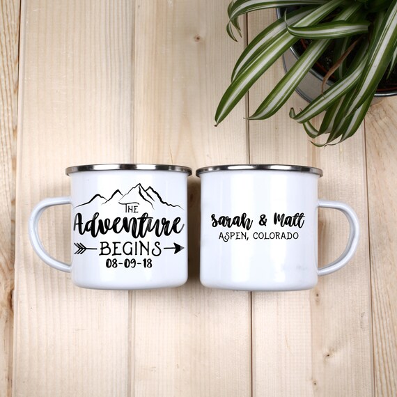 wedding favors camp mugs