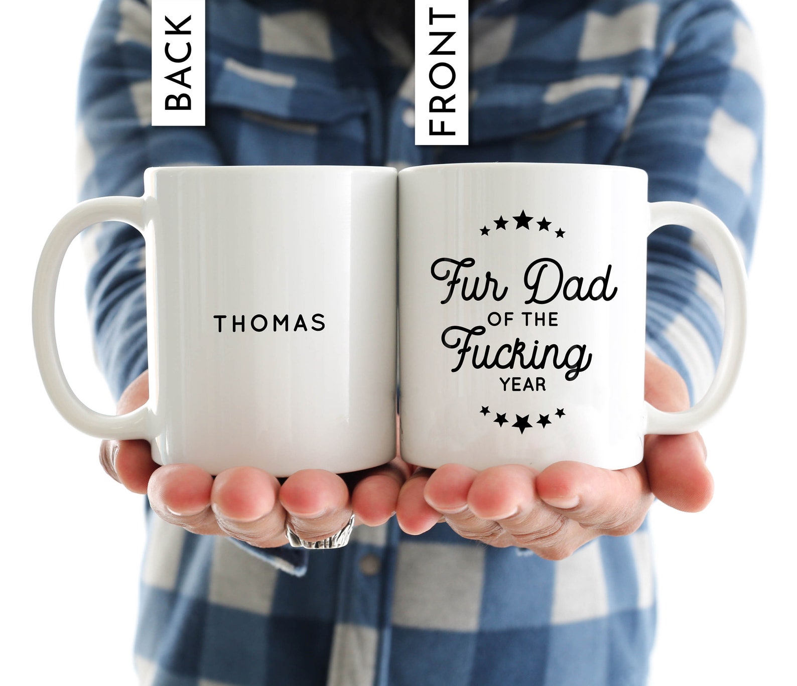 Dog Dad Gift Dog Dad Mug Fur Dad Gift Funny Pet Dad Gift Etsy