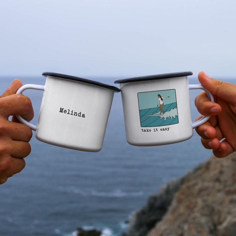 Surfer Girl Surf Gift Surf Mug Surfer Gift Long Boarder Gift Etsy