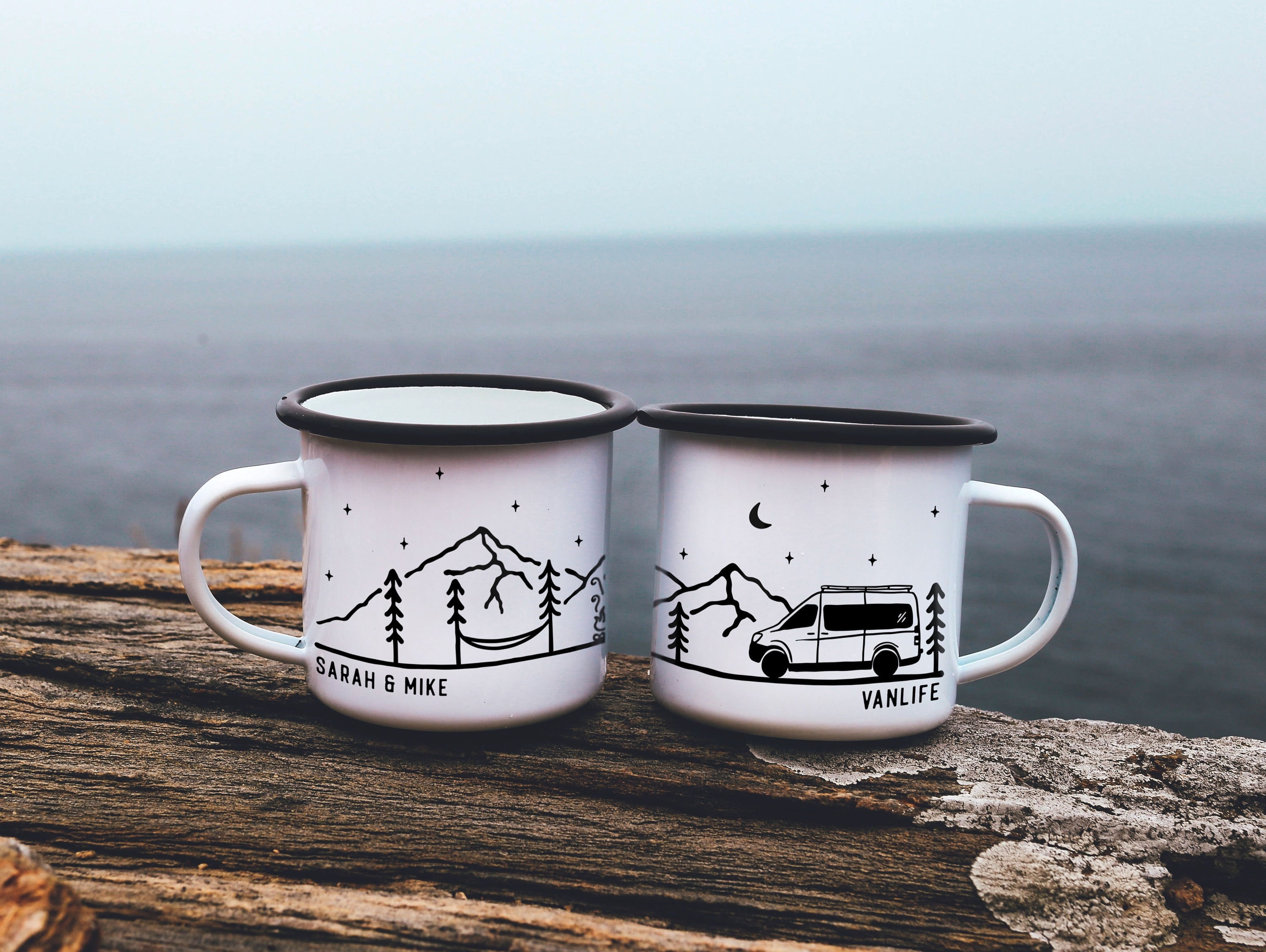 Taza personalizada de Vanlife Taza de camping personalizada