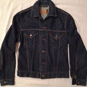 Levi s Levi Strauss Unisex 70500 Trucker Denim Jacket Size Medium European Version Small US Low Waist Etsy India