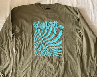Volcom Stone Herren Unisex Grau Langarm T-Shirt Size Medium Skateboarding