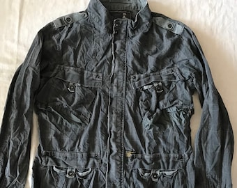 G-Star Raw Men&#39;s &#39;&#39;South Overshirt&#39;&#39; Gray Faded XXL 2XL EU Size