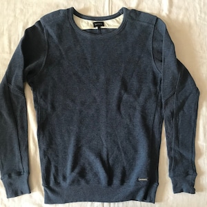 Diesel Industry Jeans Men&#39;s Pullover Swetshirt Small Navy Blue