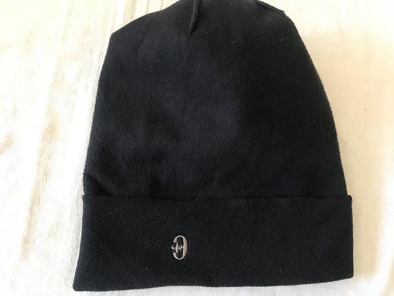 人気ブランド 海外通販 - 国内入手困難 Florence of Conte Italian Black Winter Beanie Hat Men's 帽子
