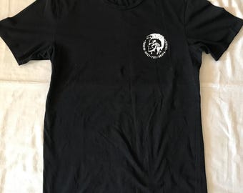 Camiseta negra para hombre de Diesel Industry Jeans con logotipo