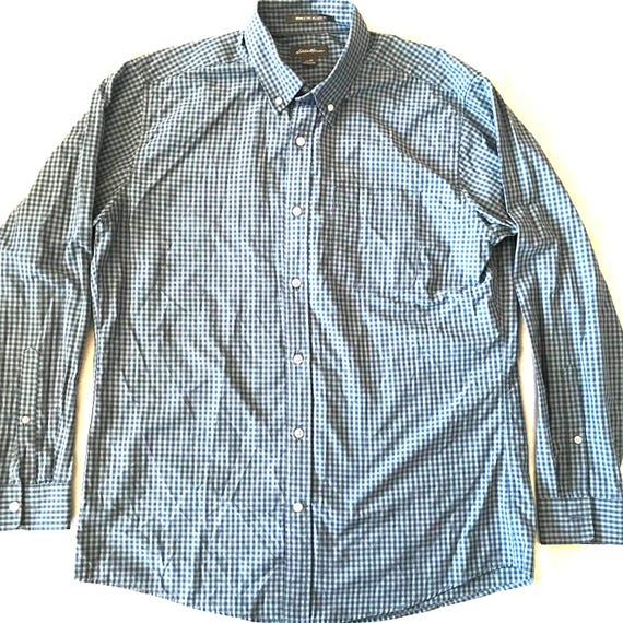 Eddie Bauer Men's Long Sleeve Dress Shirt Blue Medium Size Relaxed Fit Size | Wrinkle Free Edition - Etsy Eddie Bauer Men's Long Sleeve Dress Shirt Blue Medium Size Relaxed Fit Size | Wrinkle Free Edition - Etsy