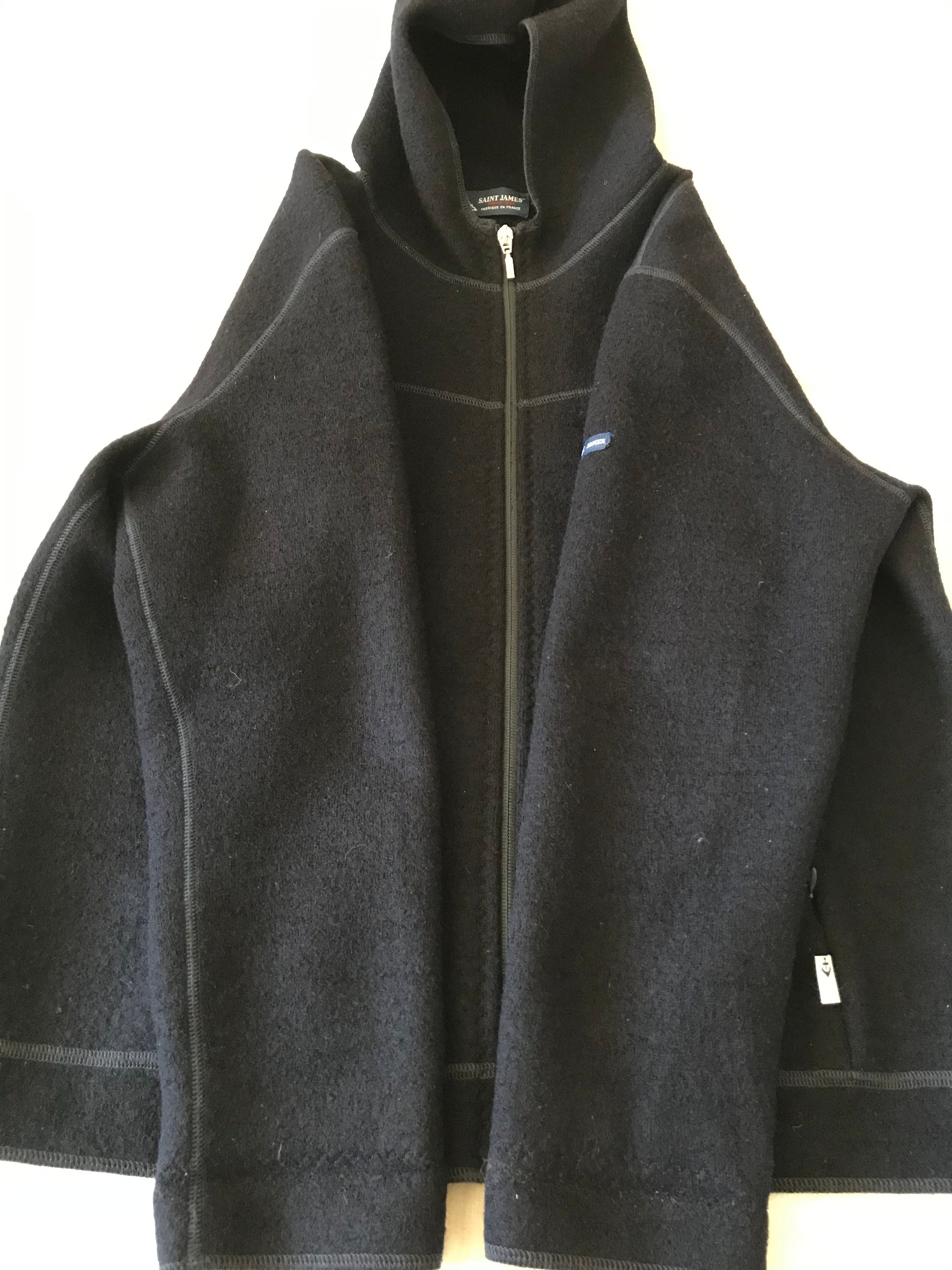Saint James Depuis Women s Zipped Hoodie Sweater Made in France