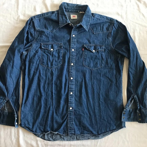 Buy Levi's Levi Strauss Men's Denim Western Shirt Long Sleeve