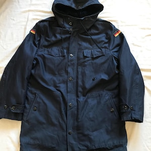 Original German Parka Army Surplus Military Vintage Lined