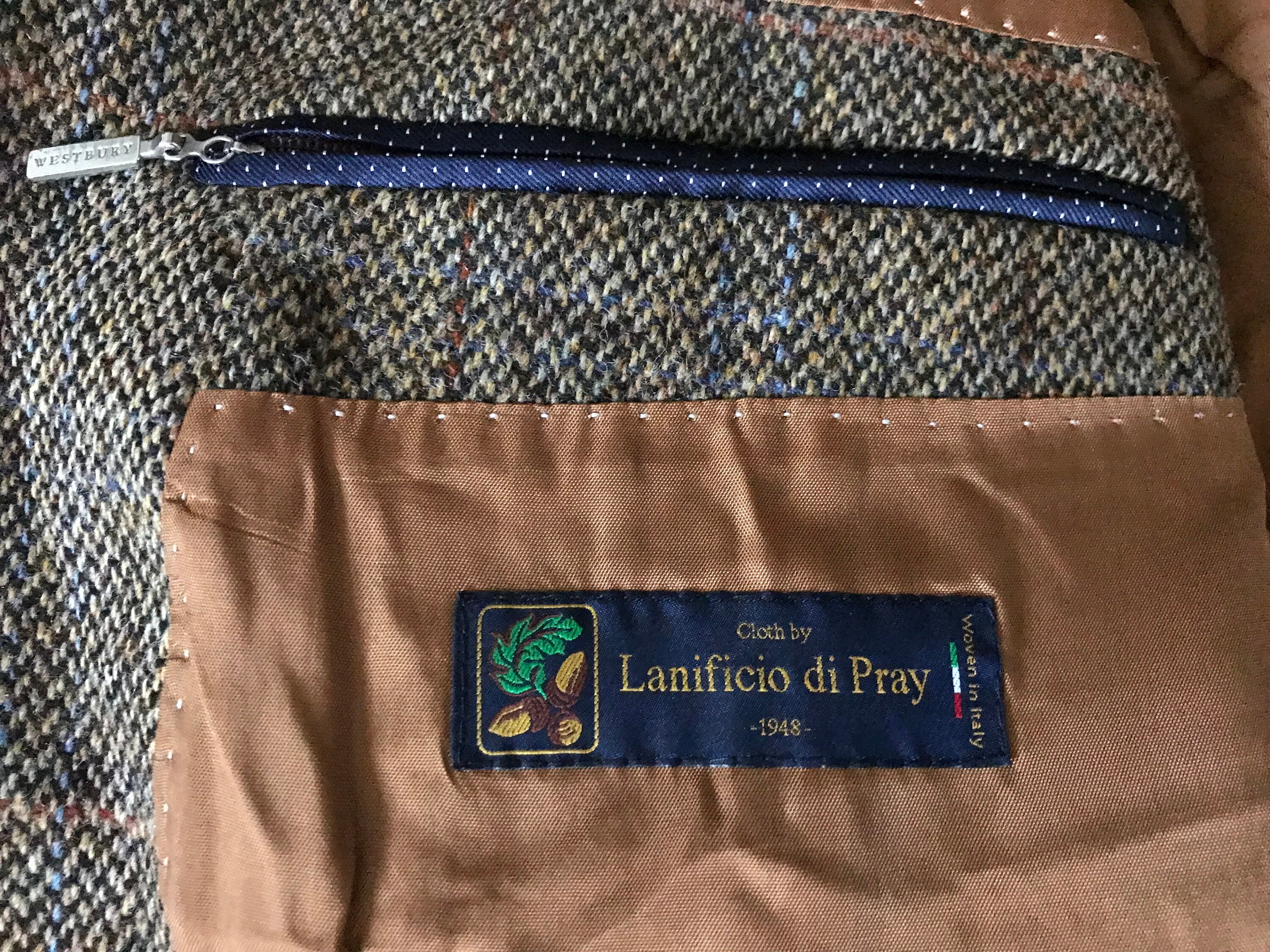 Lanificio Di Pray Westbury Made in Italy Men's Winter Wool Lanificio Di Pray Westbury Made in Italy Men's Winter Wool