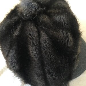 Vintage Winter French Faux Fur Women&#39;s Hat Small To Medium Size Made In France