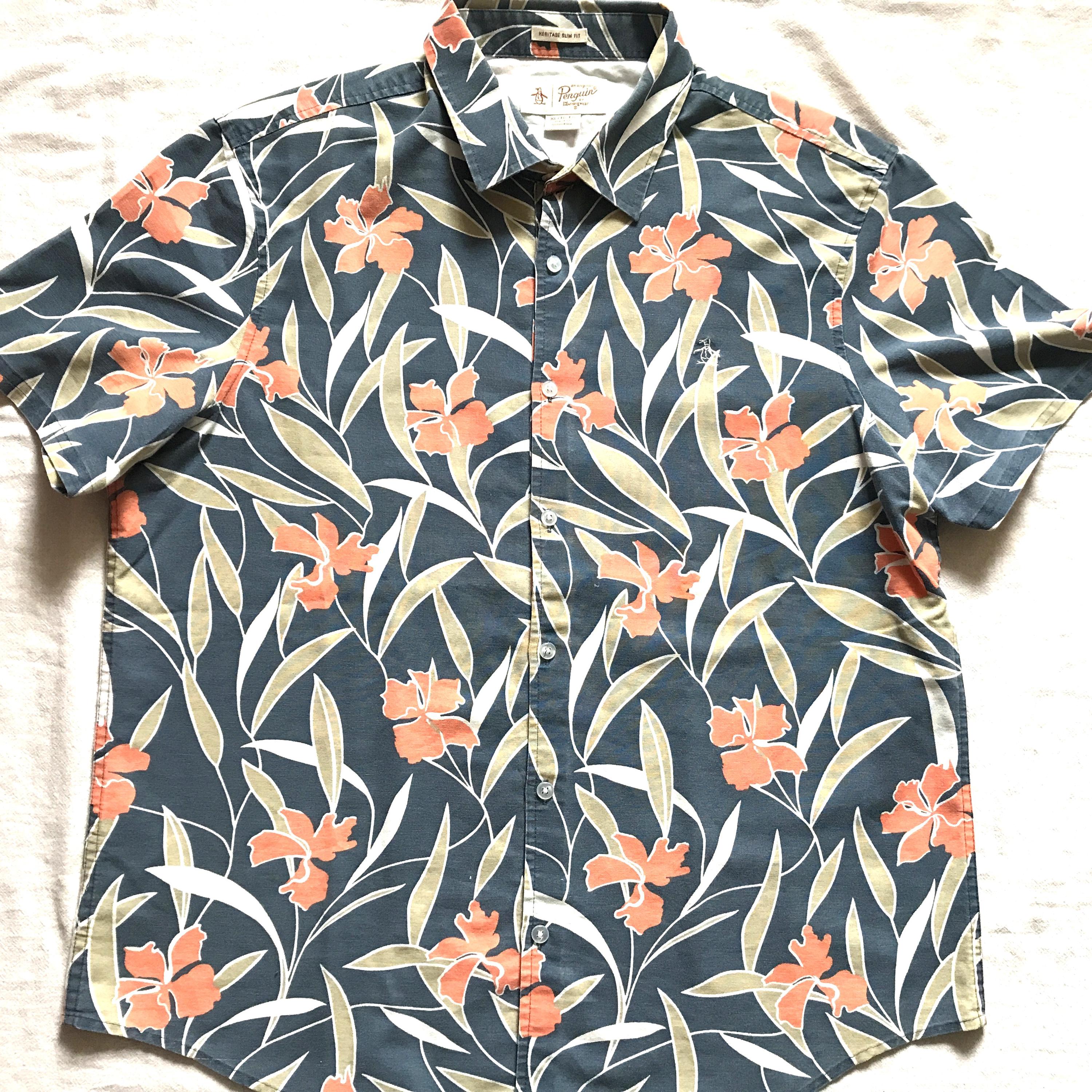 Veste Original Penguin Munsingwear Bleu Marine, Taille XL, Fermeture éclair – Occasion Parfait état