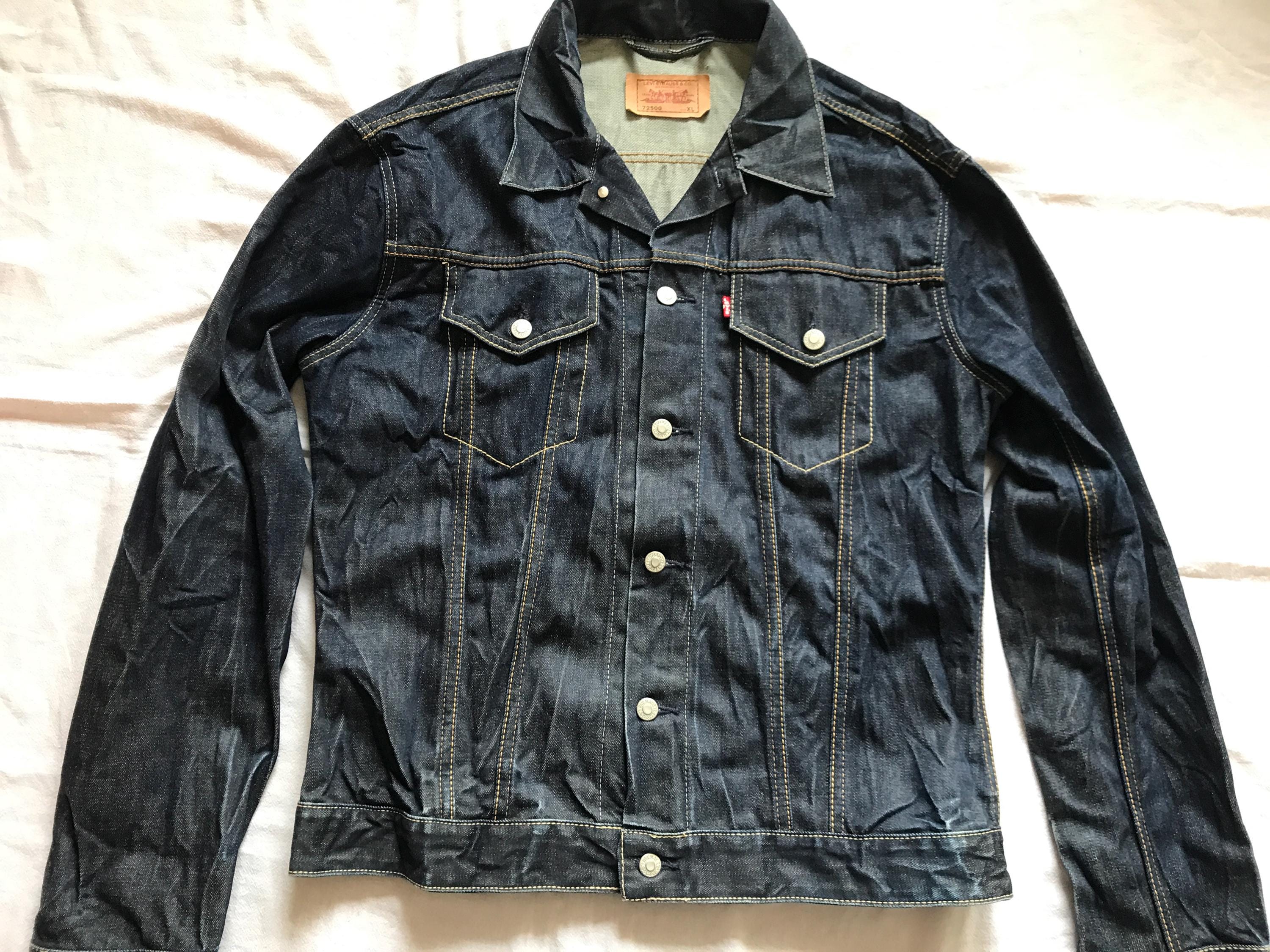 Levi's Levi Strauss Denim Men's Trucker Jacket Model 72500 Size XL