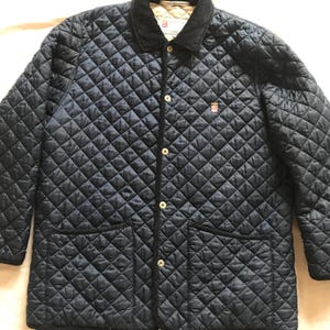 Armata Di Mare - Marina Militare Italiana - Italian Puffer Men's Quilted Jacket Navy Blue Size 54 ITA/EU - 44 US Large