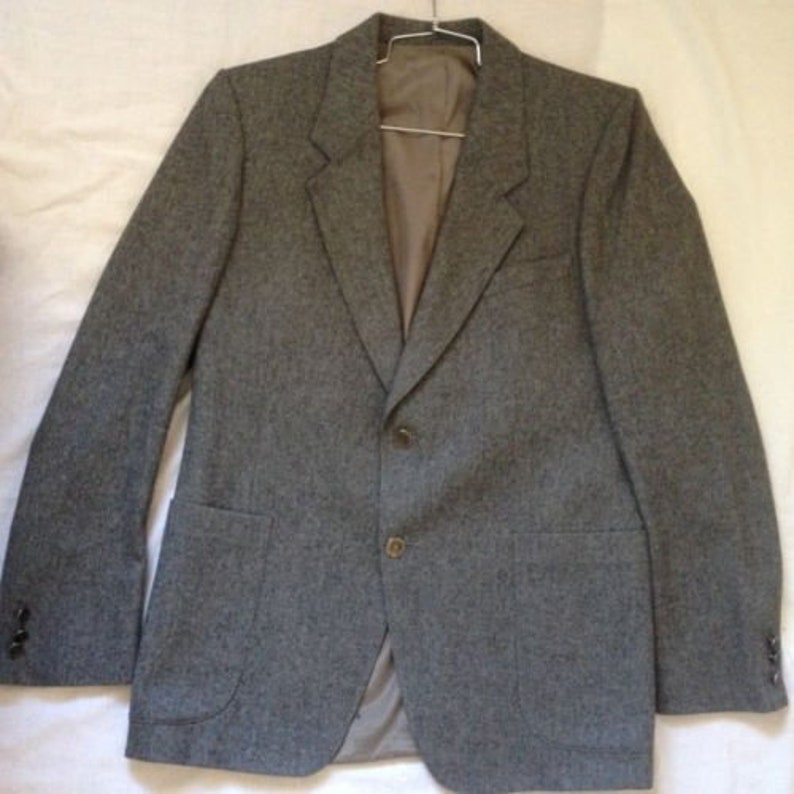 Nino Cerruti 100% Wool Vintage Blazer Jacket Gray Regular - Etsy