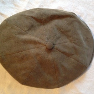 Wigens Brown Vintage Cabbie Newsboy Gatsby Made in Sweden Hat Cabbie Cap Brown Size 57 cm / 22.5''