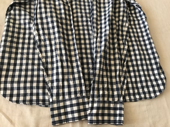 Chemise Habillée J.Crew M (Medium) – Manches Longues – Gris/Rose/Bleu à Carreaux – Occasion