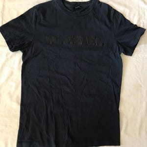 Diesel  Indestry Jeans Men&#39;s T-Shirt Navy Blue w/ Logo Size Small US EU