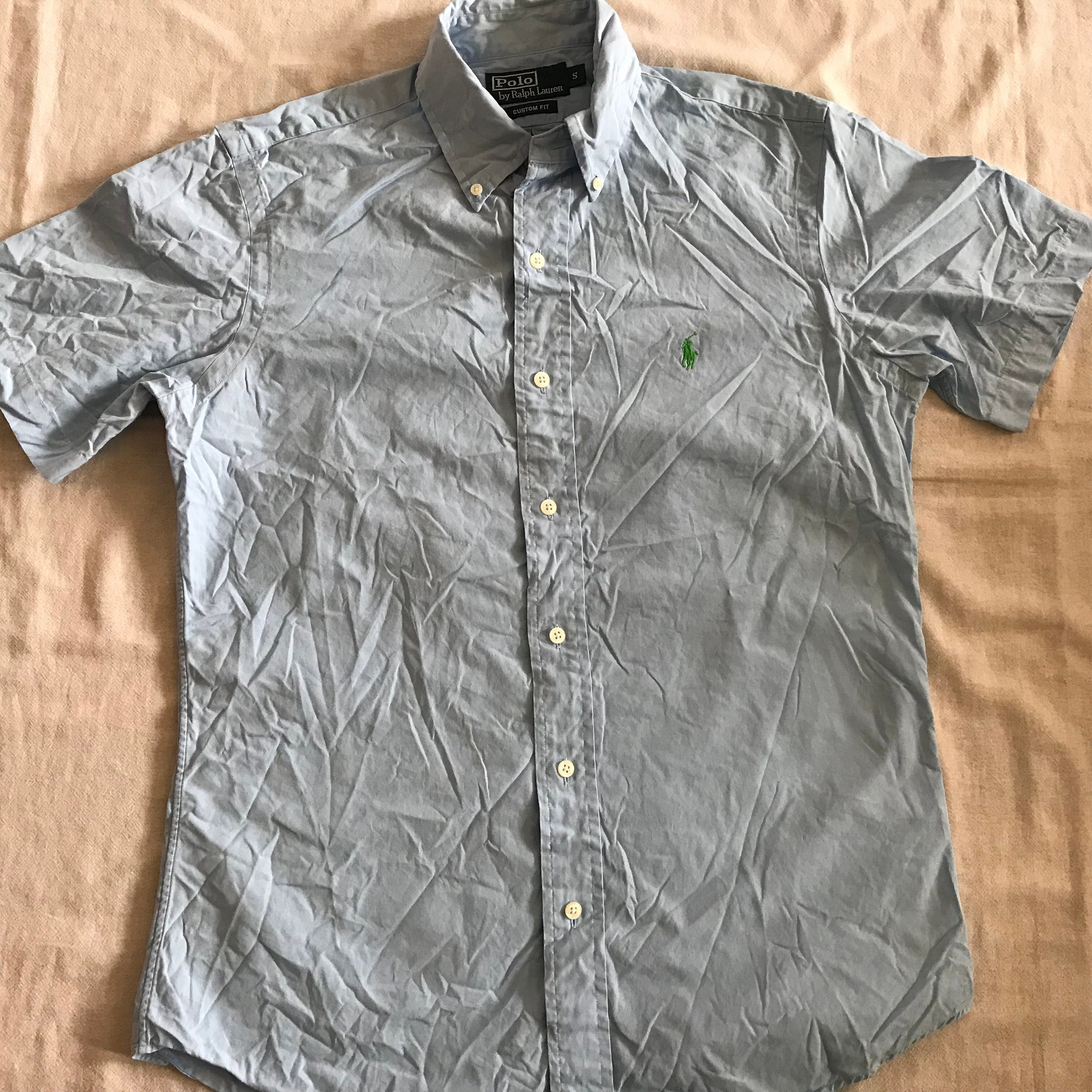 polo custom fit dress shirt Custom Fit Oxford Dress Shirt True Blue | Polo Ralph Lauren main image 1