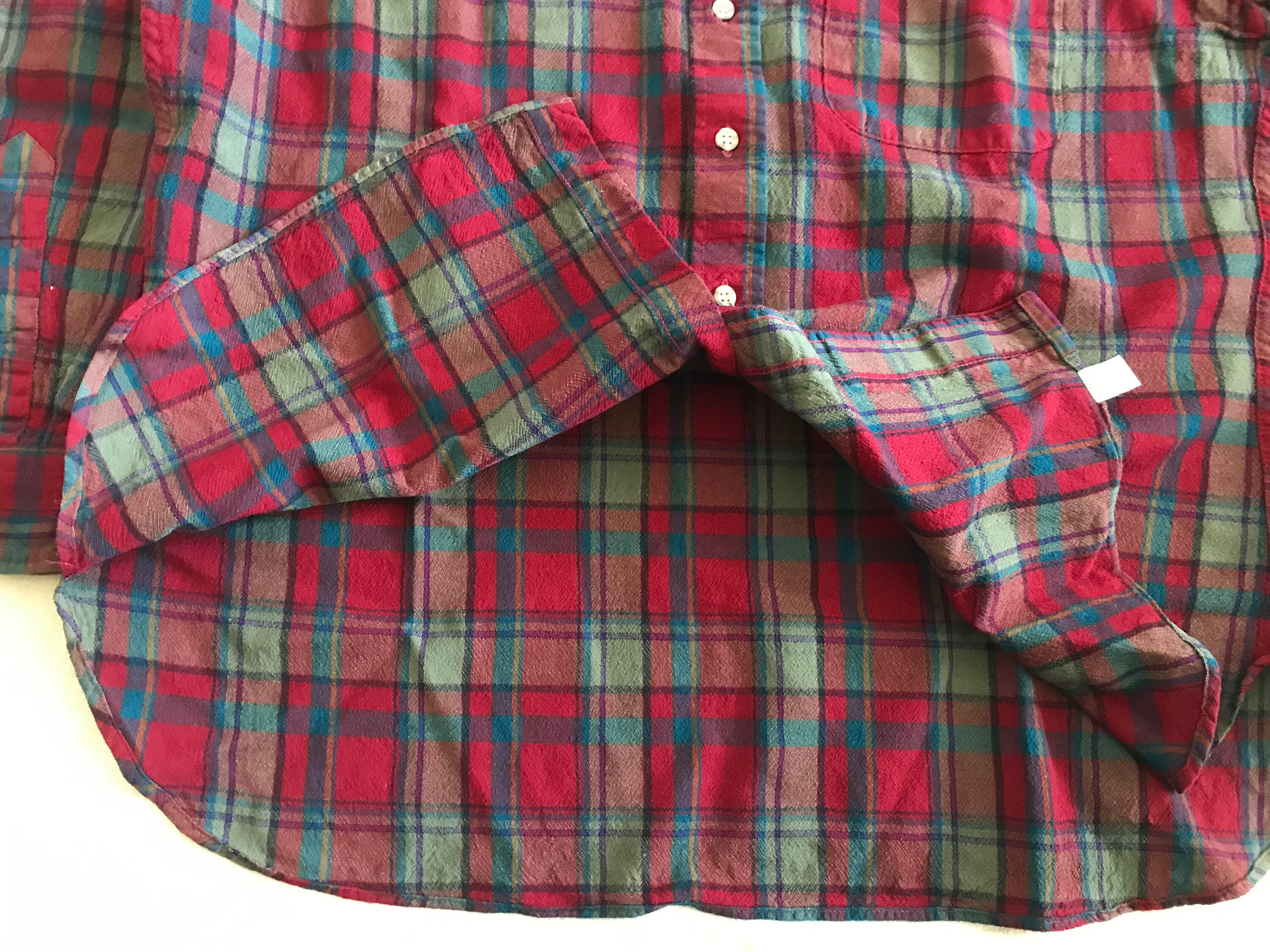 Surchemise à carreau en flanelle - Marron - 15.00
