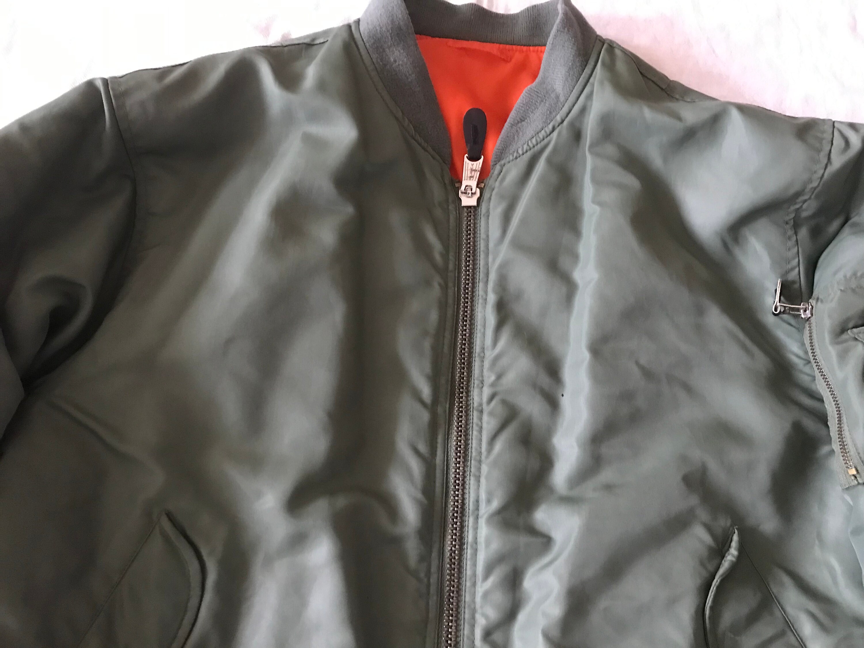 Alpha Industries Flayer's Reveresible Jacket MA-1 8279E USAF Alpha Industries Flayer's Reveresible Jacket MA-1 8279E USAF