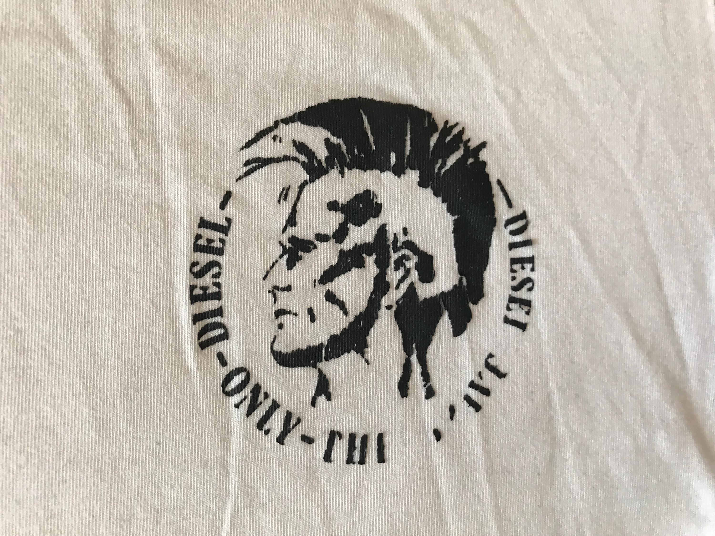 ディーゼル インダストリー メンズ ホワイト T シャツ（「Only the 