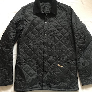 Barbour Mens Puffer Black Jacket Small Size