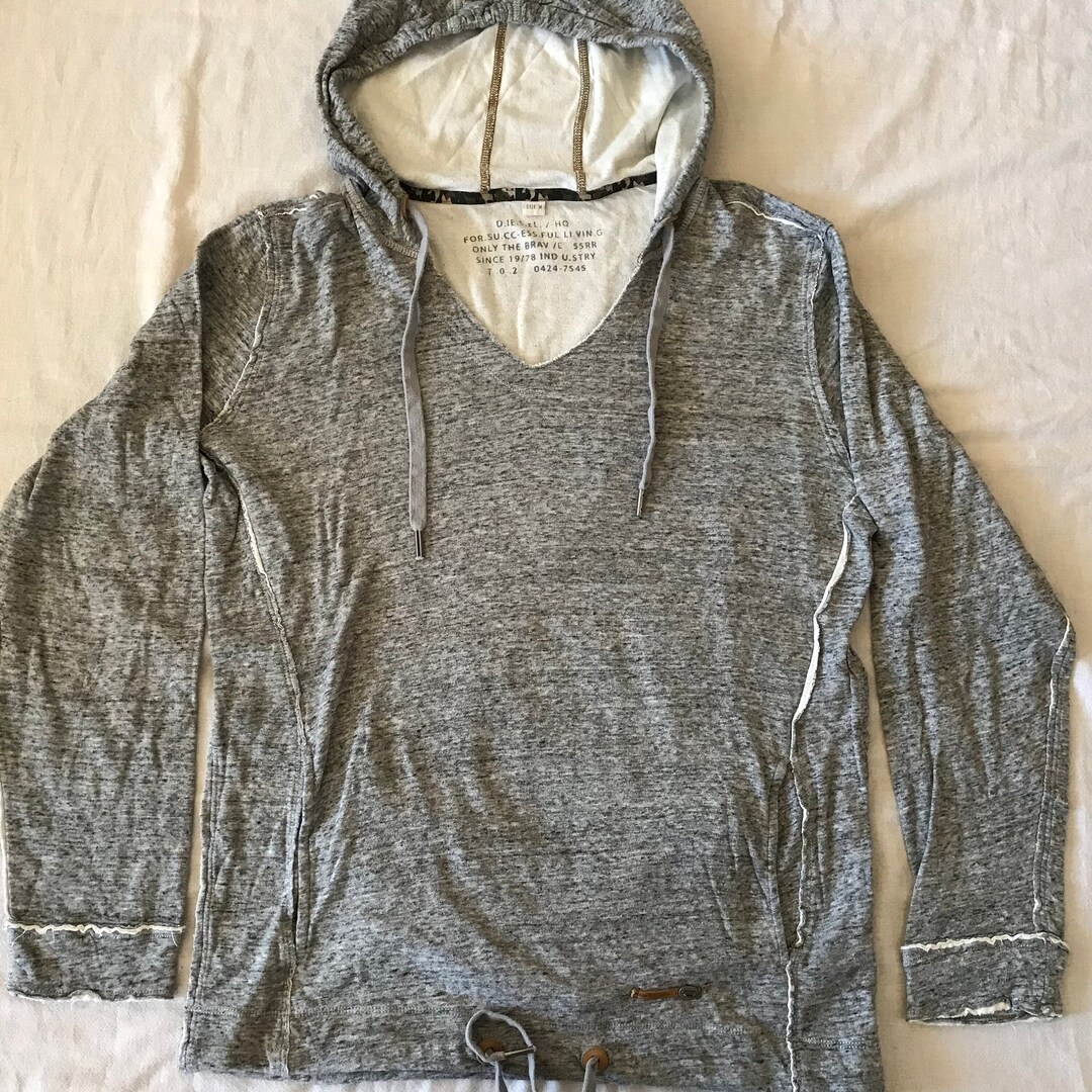 Diesel Industry Jeans Sweat-shirt à capuche unisexe pour homme