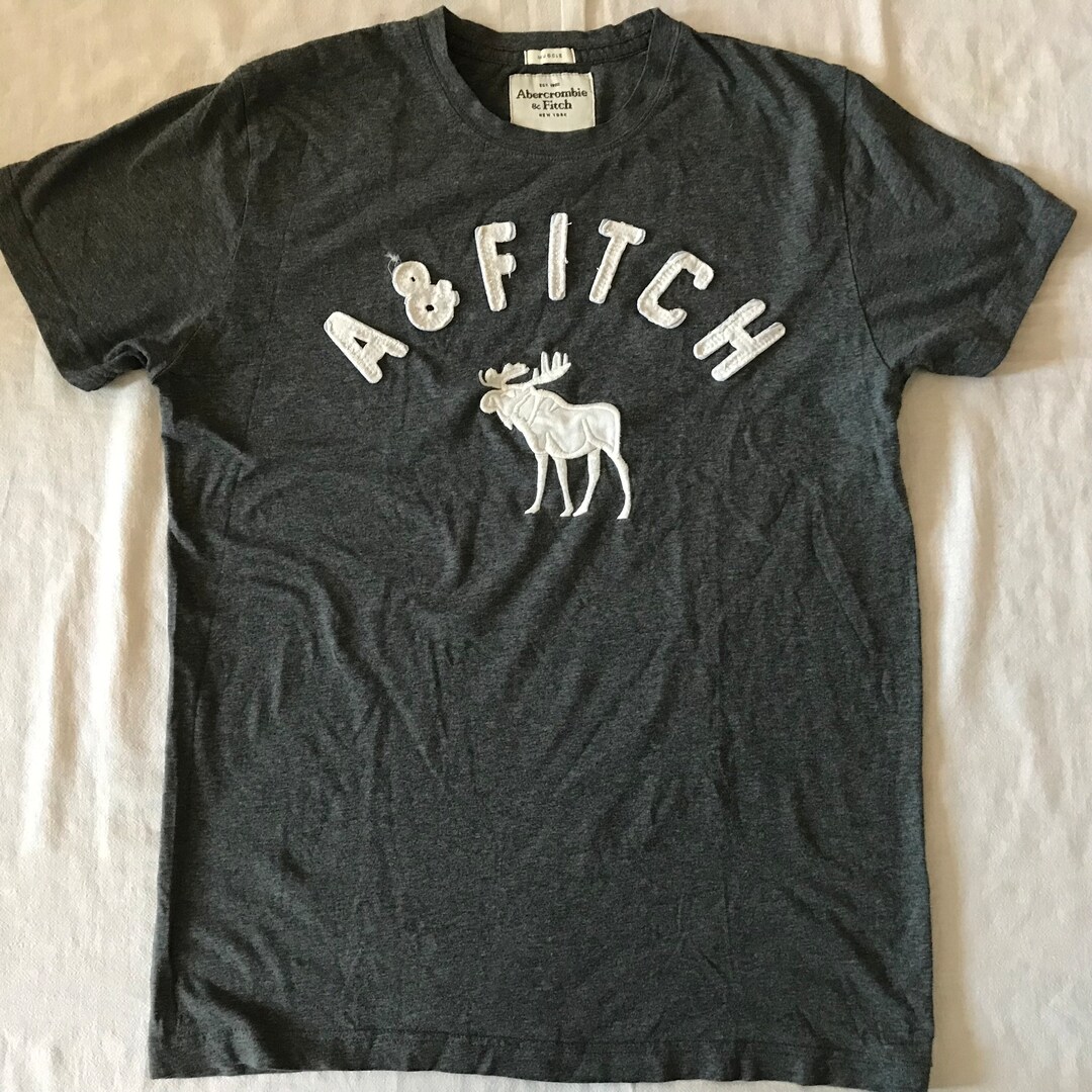 Abercrombie Fitch New York Men's Muscle Gray Medium Size Etsy