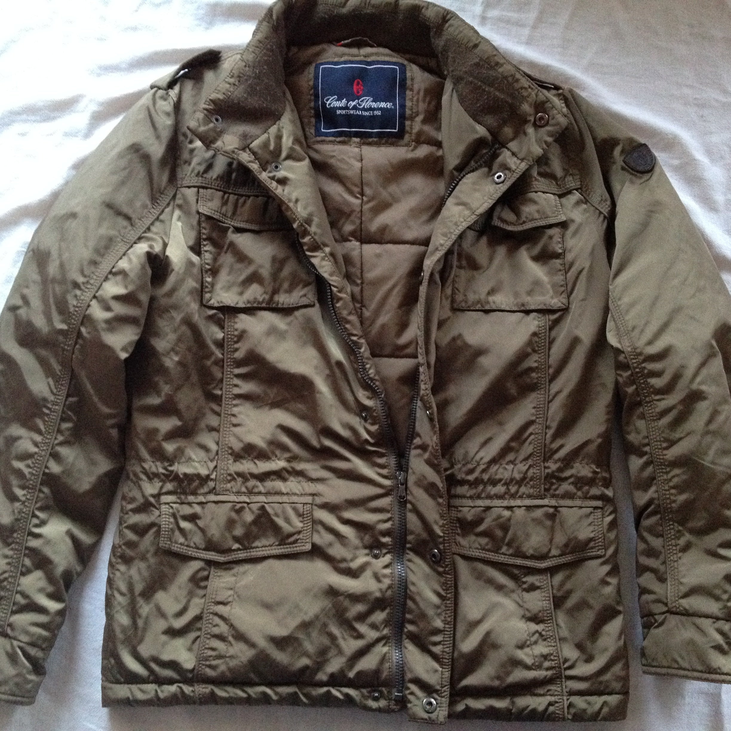 Conte Of Florence Brown Sportwear Vintage Giacca Uomo Taglia Media