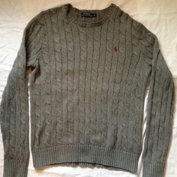 Polo Ralph Lauren Shetland Wool Crewneck Sweater in Gray for Men