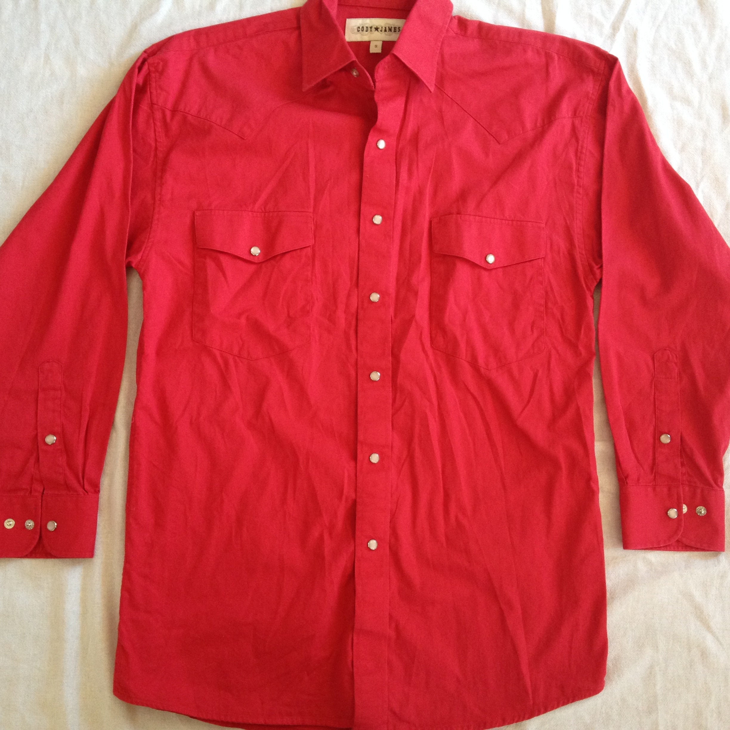 Chemise western homme Cody James rouge moyen à carreaux cowboy rodéo Chemise western homme Cody James rouge moyen à carreaux cowboy rodéo