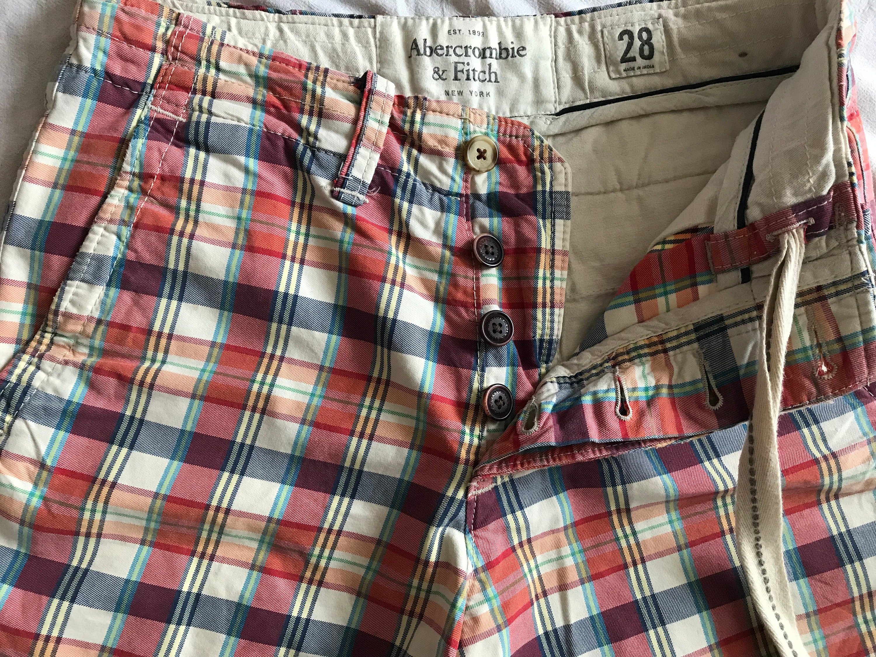 Abercrombie and hotsell fitch plaid pants