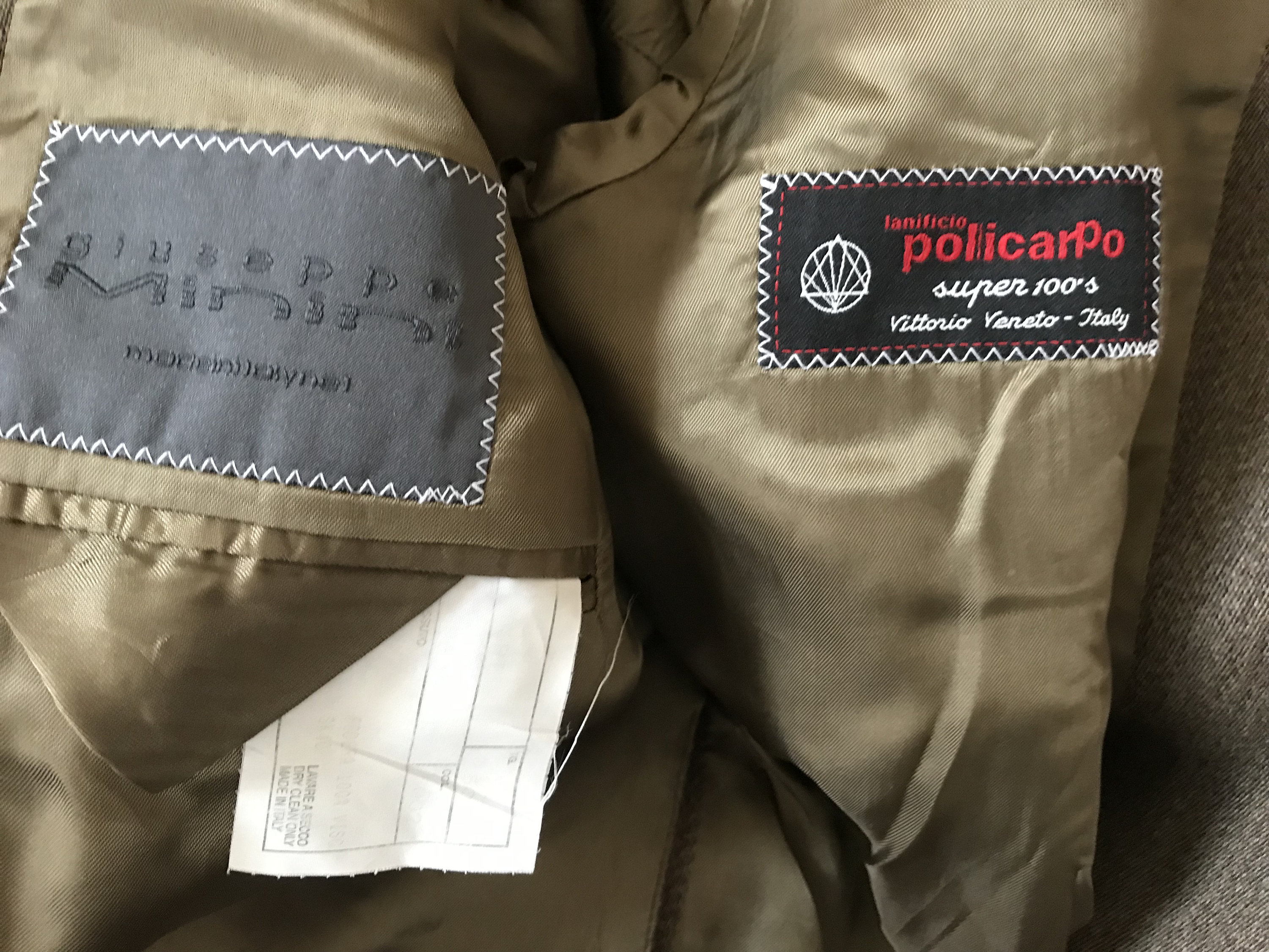 Vittorio Veneto Giuseppe Minini Made In Italy Herren Viskose