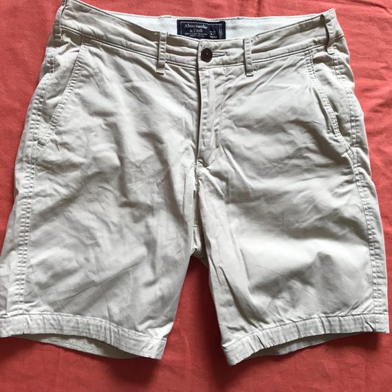 Abercrombie and Fitch Men's Khaki Classic Shorts Size W29
