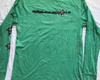 Volcom Stone Herren Unisex T-Shirt Langarm Grün Größe XL Skateboarding Surfing Classic Wear